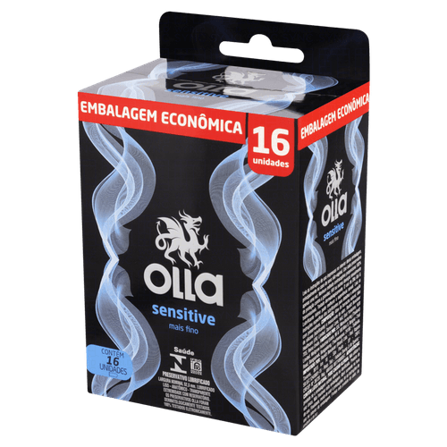 Preservativo Olla Sensitive com 16 unidades