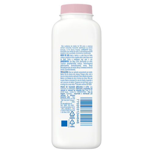 Talco Dermo Protetor Johnsons Baby Frasco 100g