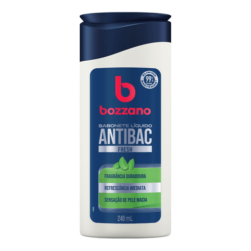 Sabonete Liquido Bozzano Fresh Antibacteriano Com 240ml