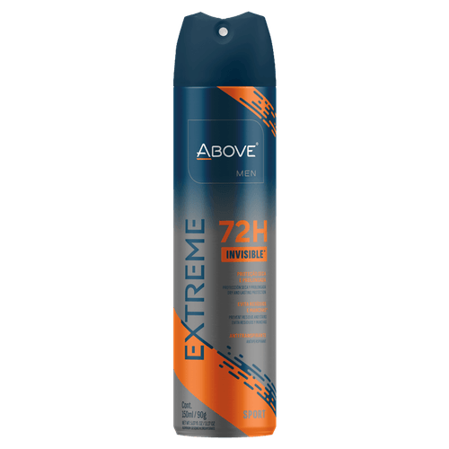 Antitranspirante Aerossol Invisible Sport 72h Above Men Extreme 150ml