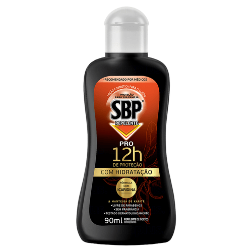Repelente Locao sem Fragrancia SBP Pro Com 90ml