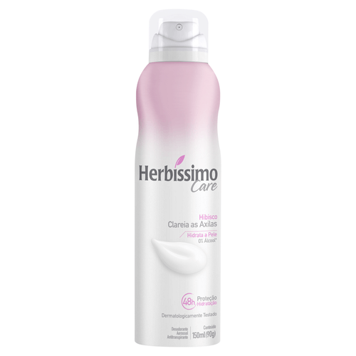 Desodorante Aerossol Hibisco Herbíssimo Care 150ml Spray