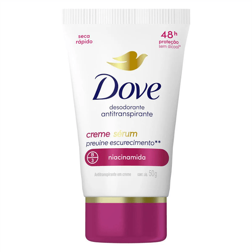 Desodorante Creme Sérum Dove Previne Escurecimento Niamicina 50g
