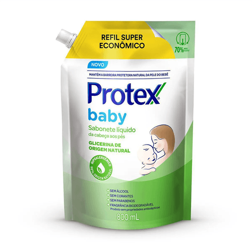 Sabonete Líquido Refil Protex Baby 800ml