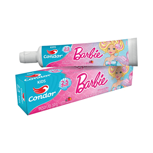 Gel Dental Infantil Condor Tutti Frutti Barbie 50g