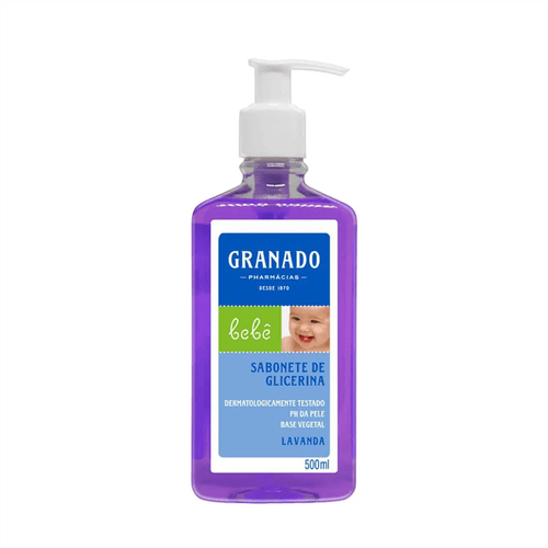 Sabonete Líquido Granado Bebê Glicerina Lavanda 500ml