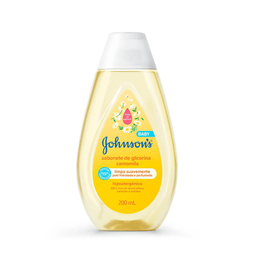 Sabonete Líquido Johnson's Baby Da Cabeça aos Pés Glicerina Camomila 200ml