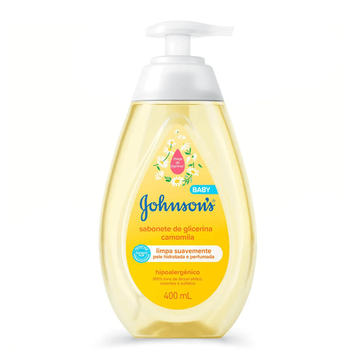 Sabonete Líquido Johnson's Baby Da Cabeça Aos Pés Glicerina Camomila 400ml