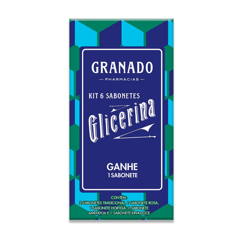 Kit Sabonete Glicerina Granado com 6 Unidades 90g