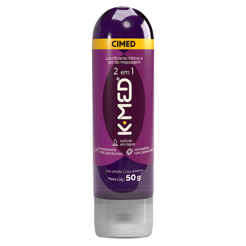 Lubrificante Intimo e Corporal Gel 2 em 1 K-Med com 50g