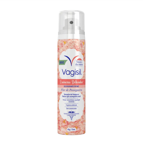 Vagisil Des Int Essecias Delicadas Flor DePessegueiro 75ML