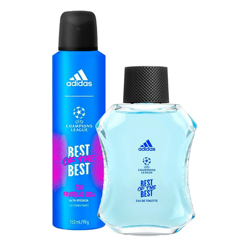 Kit Eau de Toillete + Desodorante 150ml Adidas Uefa Best of The Best