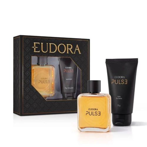 Kit Eudora Pulse com Deo Colônia 100ml e Balm Pós Barba 75g