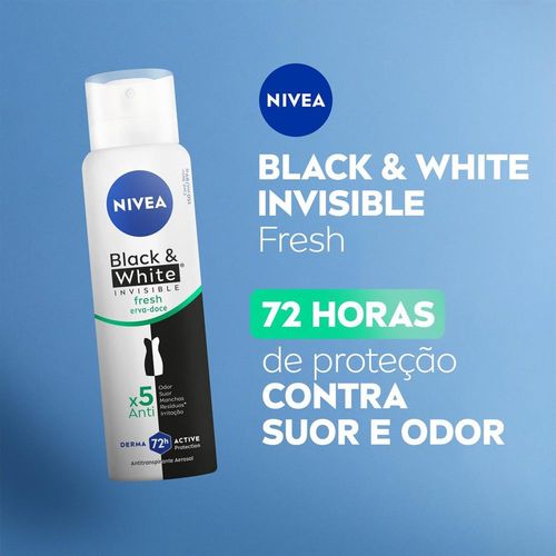 Desodorante Aerosol Nivea On Black & White Fresh Woman 150ml