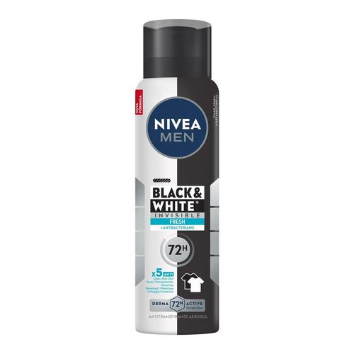 Nivea Men Desodorante Antitranspirante Aerossol Invisible Black & White Fresh 150ml