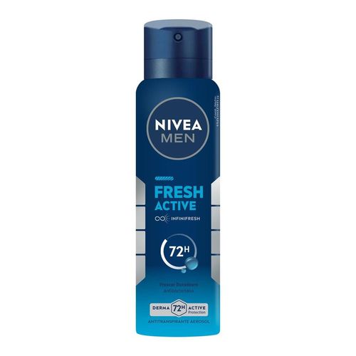 NIVEA MEN Desodorante Antitranspirante Aerossol Fresh Active 150ml