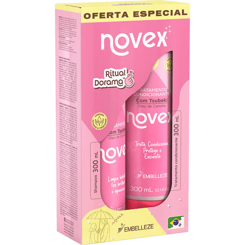 Kit Shampoo+Condicionador Novex Ritual Dorama 300ml