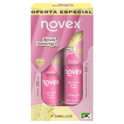 Kit Shampoo+Condicionador Novex Ritual Dorama 300ml