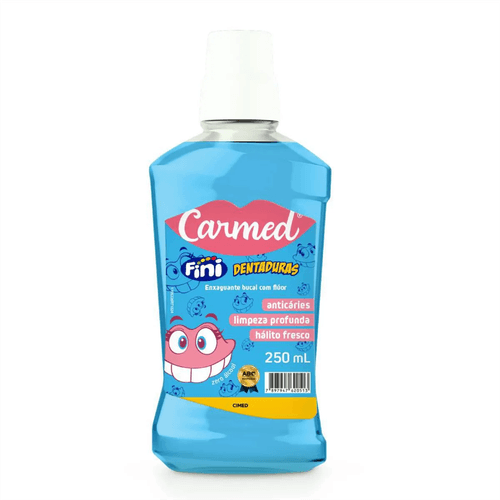 Enxaguante Bucal Carmed Fini Dentadura 250ml