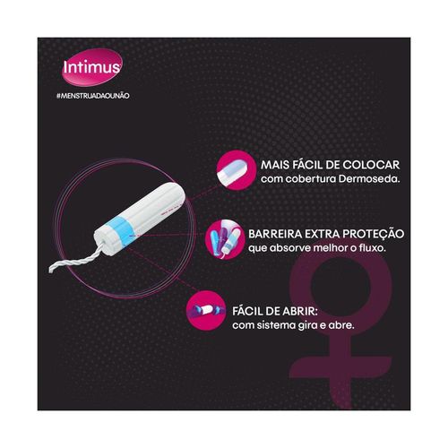 Absorvente Interno Intimus Médio com 16 Leve Mais por Menos