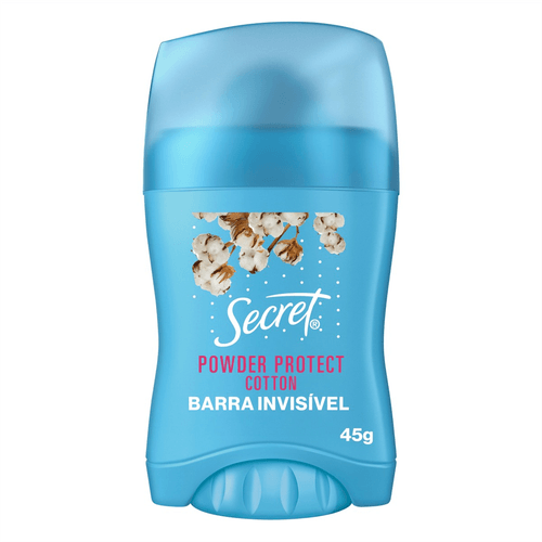 Desodorante em Barra Secret Powder Protect Cotton 45g