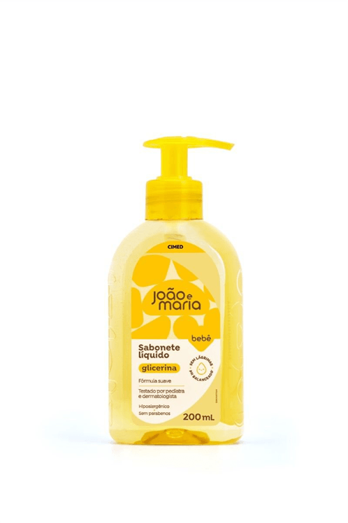 Sabonete Líquido de Glicerina João e Maria 200ml