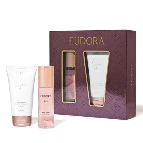 Kit Body Spray 100ml + Loção Hidratante 150ml Eudora Lyra