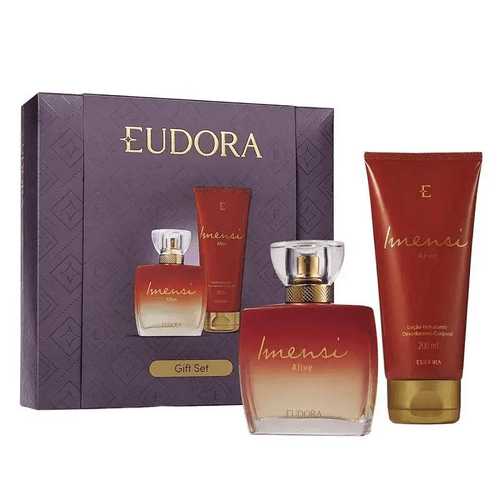 Kit Eudora Imensi Alive com Deo Colônia 100ml + Hidratante 200ml