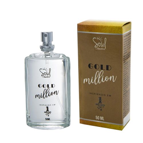 Perfume Gold Million Inspirado em One Million Edição Soul 50ml