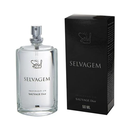 Perfume Selvagem Inspirado em Sauvage Edição Soul 50ml
