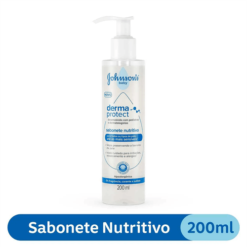 Sabonete Líquido Johnson's Baby Derma Protect 200ml