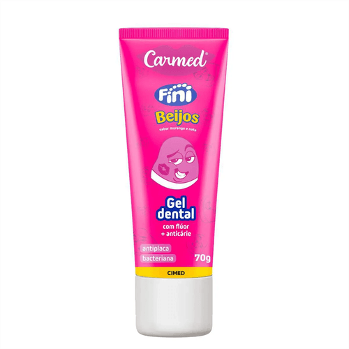 Gel Dental com Fluor Carmed Fini Beijos 70g