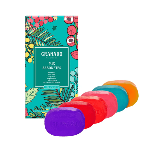 Kit Sabonete em Barra Granado Terrapeutics com 6 Unidades 90g
