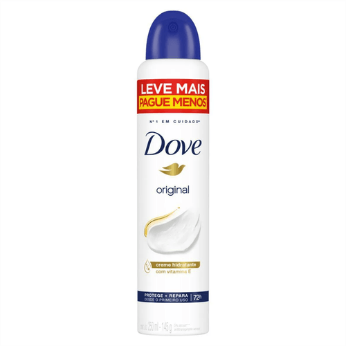 Desodorante Aerosol Dove Women Original 72h 250ml Leve Mais Pague Menos