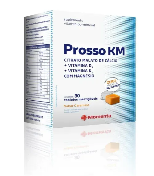 Prosso KM com 30 tabletes mastigáveis