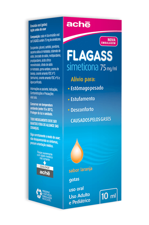 Flagass 75mg gotas 10ml