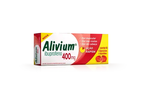 Alivium 400mg com 10 cápsulas
