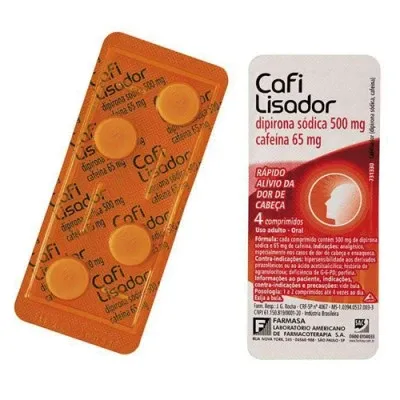 Cafilisador com 4 comprimidos