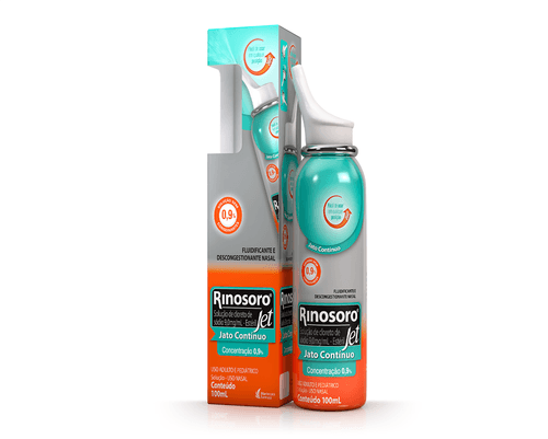 Rinosoro Jet 0,9% spray nasal 100ml