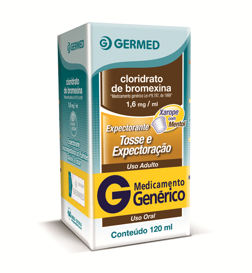 Cloridrato de Bromexina xarope adulto 120mg Germed