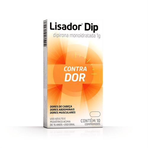 Lisador Dip 1g com 10 comprimidos
