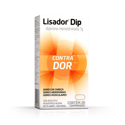 Lisador Dip 1g com 20 comprimidos