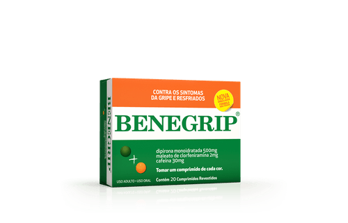 Benegrip com 20 comprimidos