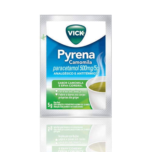 Vick Pyrena camomila com 1 sachê 5g