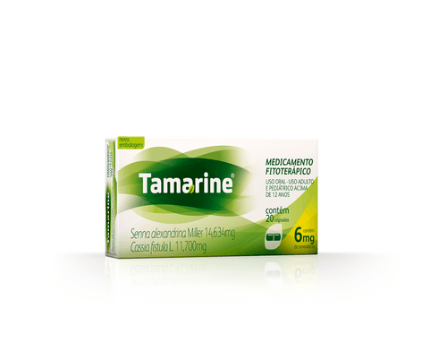 Tamarine 6mg com 20 cápsulas