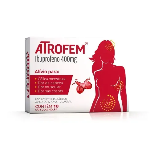 Atrofem 400mg com 10 cápsulas