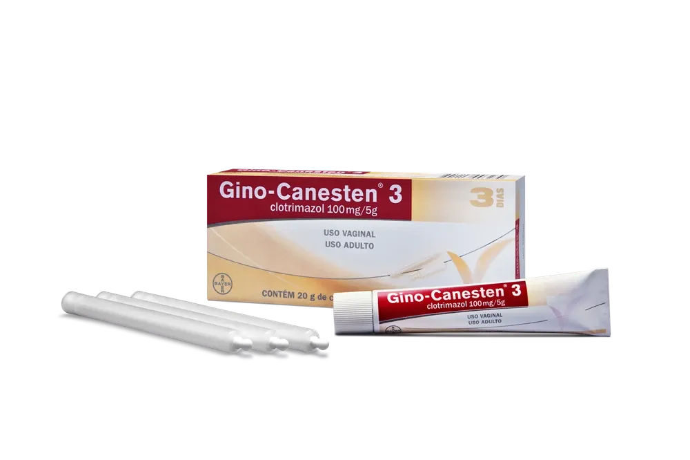 Gino-Canesten 3 Creme Vaginal 20g com 3 Aplicadores