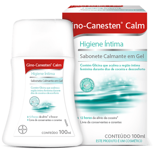 Sabonete Íntimo em Gel Gino - Canesten Calm 100ml