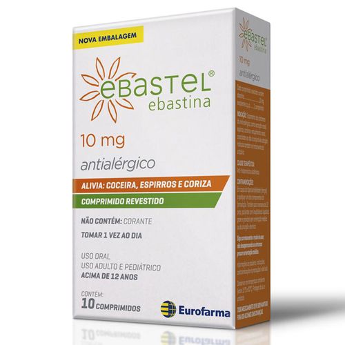 Ebastel 10mg com 10 comprimidos