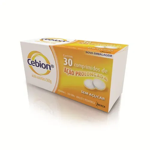 Vitamina C Cebion AP 500mg com 30 comprimidos
